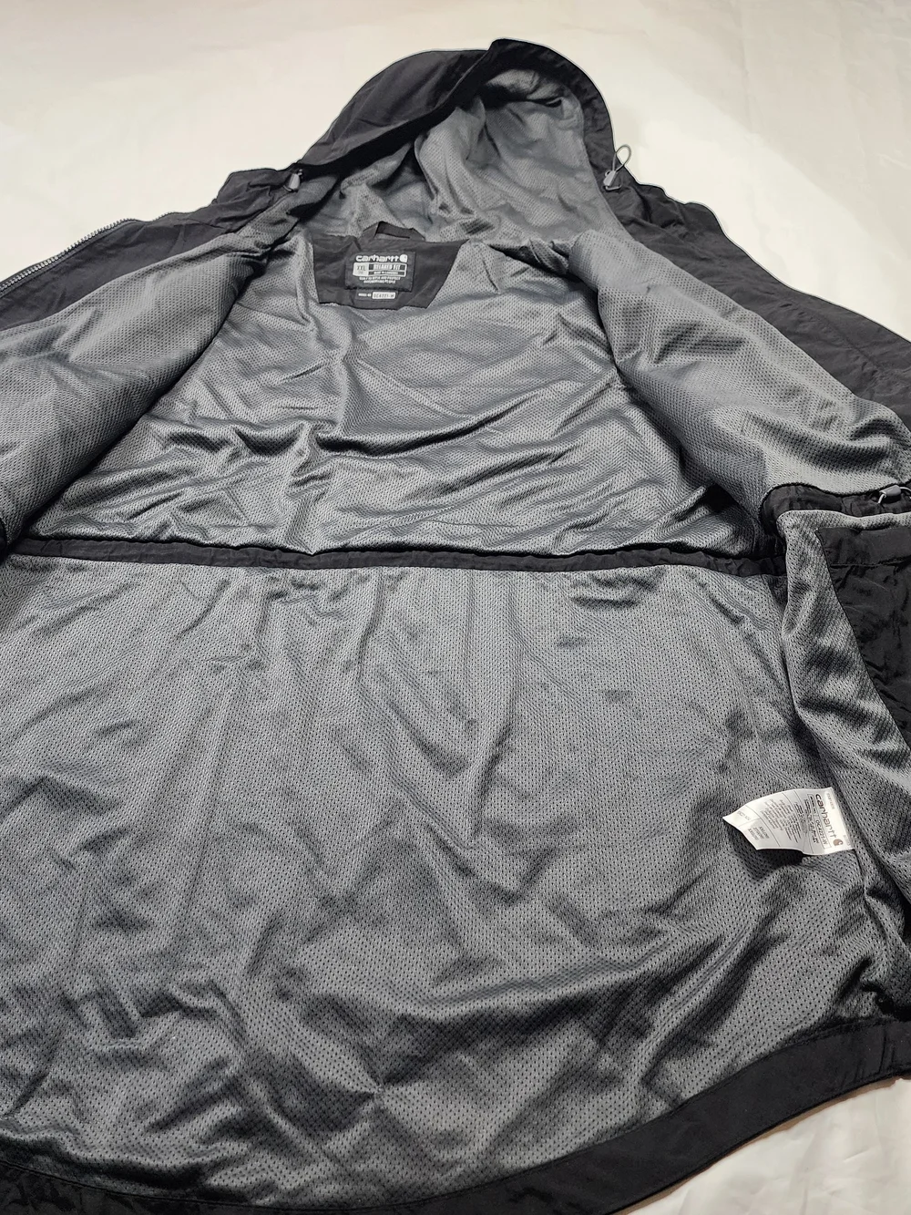Carharrt Women's Rain Defender Relaxed Fit Lightweight Black Coat Size 2xlarge